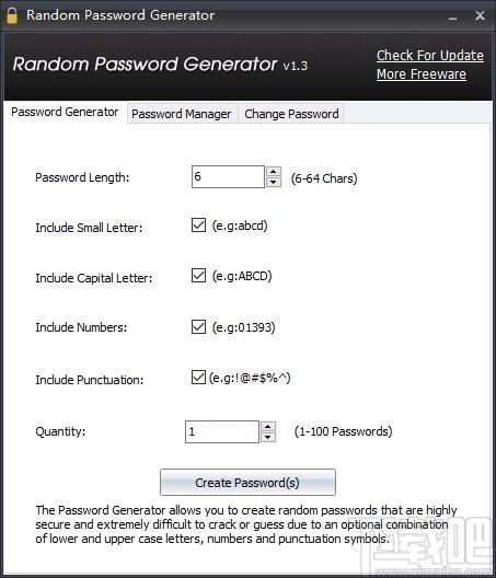 Random Password Generator下载,随机密码生成器